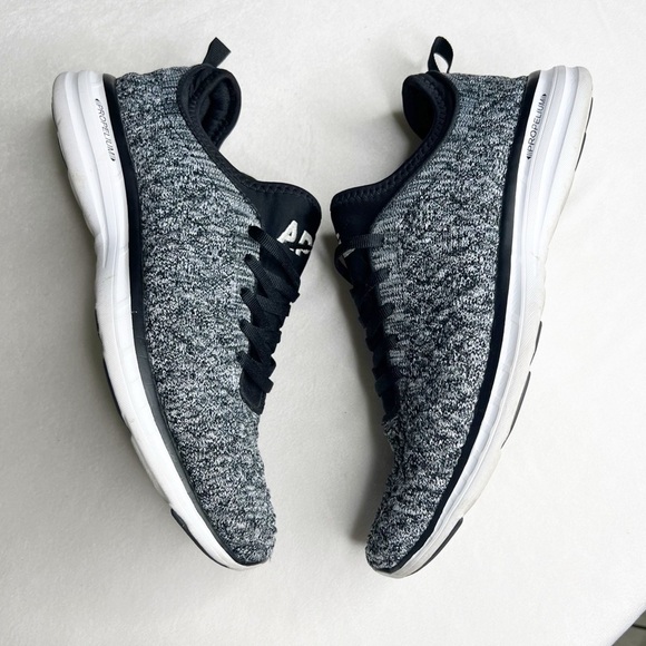 APL Black & White & Melange Techloom Phantom Sneaker - Picture 2 of 11